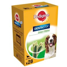 DENTASTIX perro mediano snack fresh dental 28 ud