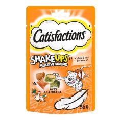 CATISFACTIONS gato snack Shake Ups ave Brasa 55 gr