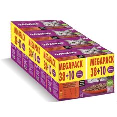 WHISKAS gato adulto Bulkpack Core Carne 38+10 85Gr