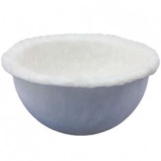 ICA ave nido de fieltro blanco 9.5 cm