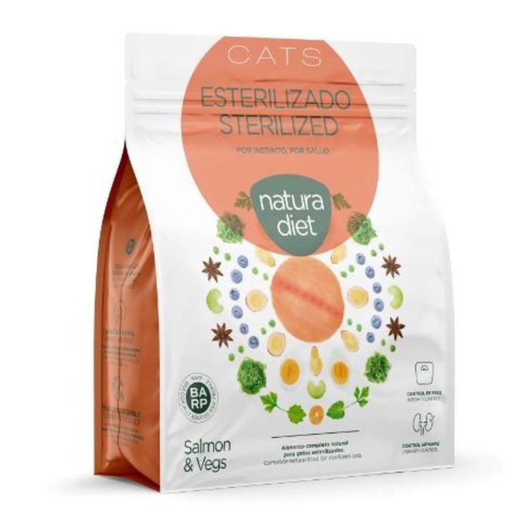 NATURA DIET gato adulto esterilizado salmon