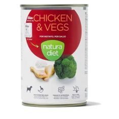 NATURA DIET perro adulto pate pollo y vegetales lata 400 gr