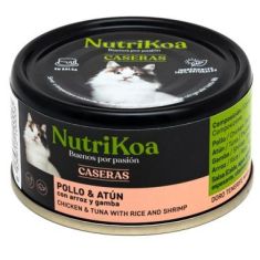 NUTRIKOA gato adulto casera gambas lata 70 gr