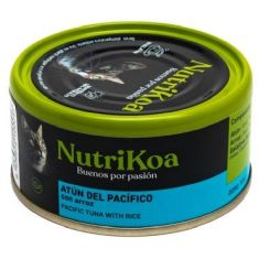 NUTRIKOA gato adulto clasica atun y arroz lata 170 gr