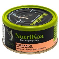 NUTRIKOA gato adulto clasica gambas lata 170 gr