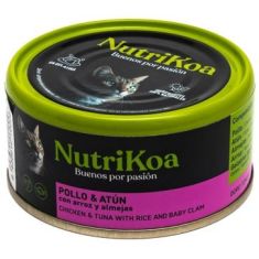 NUTRIKOA gato adulto clasica almejas lata 170 gr