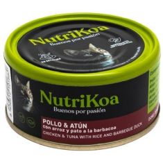 NUTRIKOA gato adulto clasica pato lata 170 gr