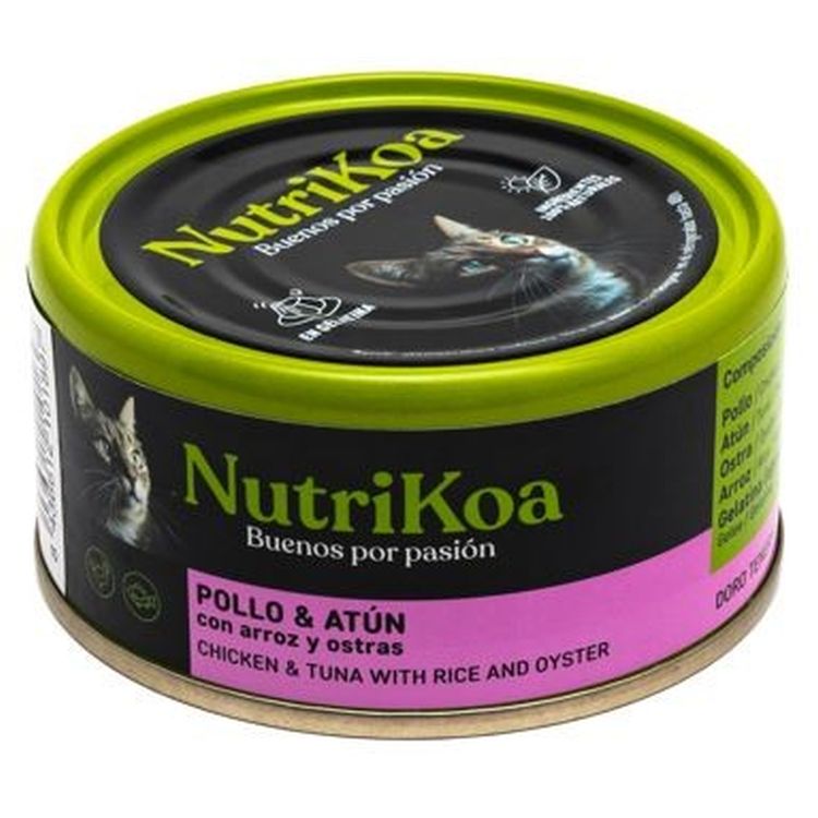 NUTRIKOA gato adulto clasica ostras lata 170 gr