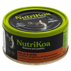 NUTRIKOA gato adulto clasica bogavante lata 170 gr