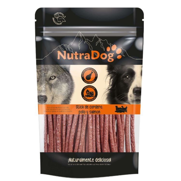 ICA Nutradog perro snack stick cordero, pollo y salmon