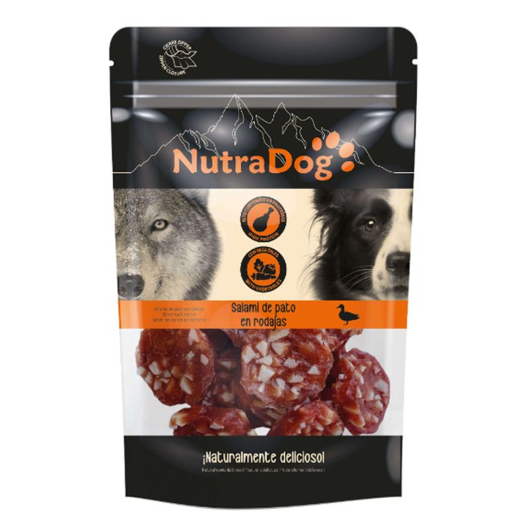 ICA Nutradog perro snack salamis de pato
