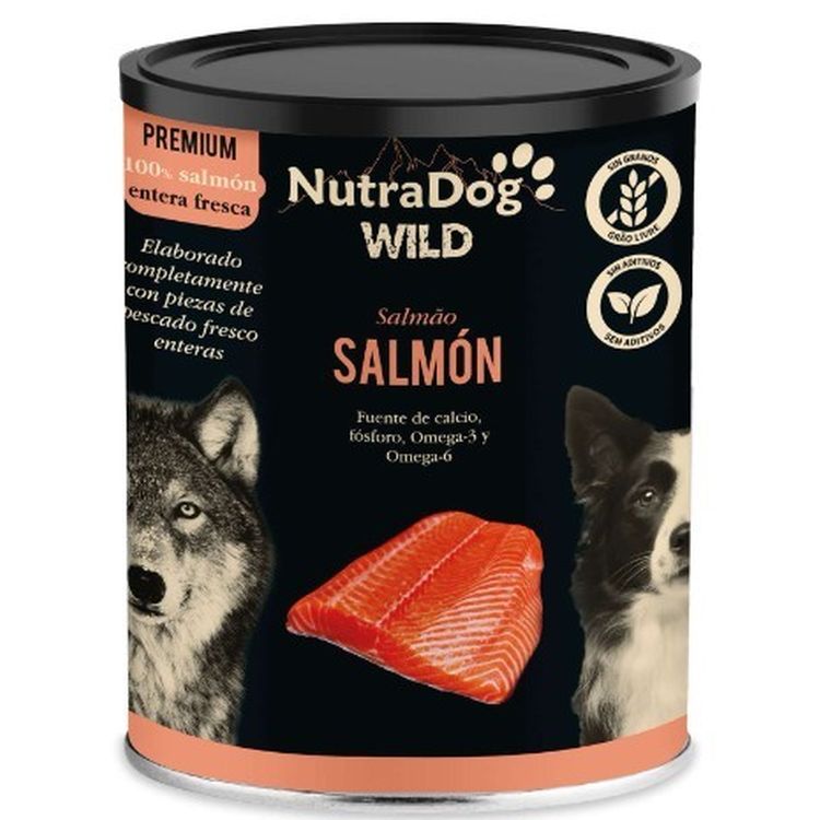 ICA Nutradog perro adulto salmón premium lata