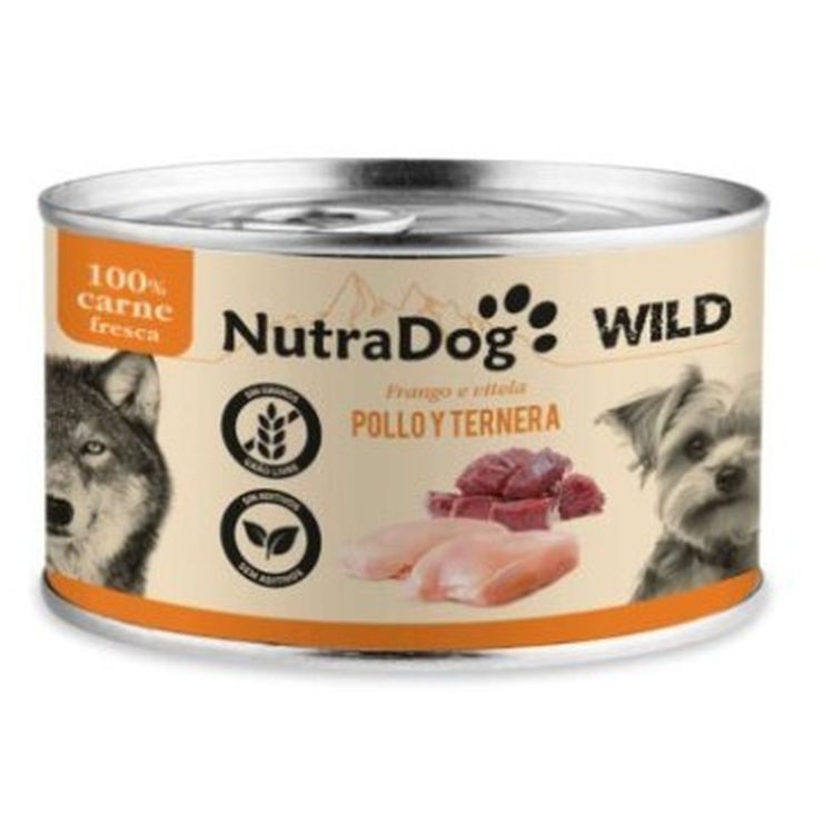 ICA Nutradog perro adulto pollo ternera lata