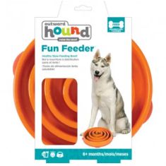 OUTWARD HOUND comedero Slow naranja