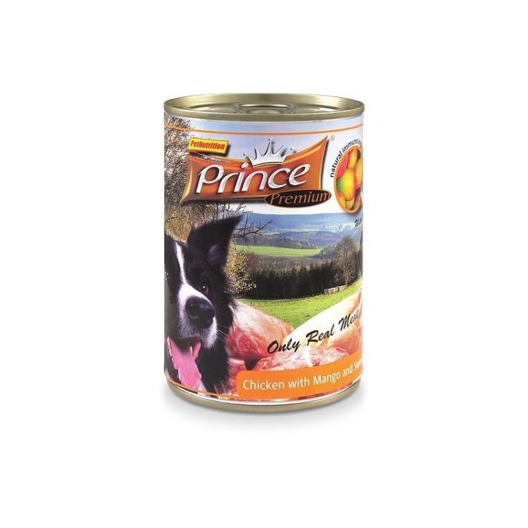 PRINCE perro adulto pollo mango batata lata