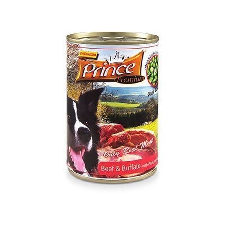 PRINCE perro adulto conejo faisan calabaza lata 400gr