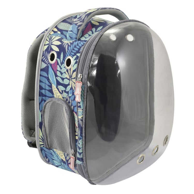 NAYECO mochila Space flores azul 33x26x43 cm