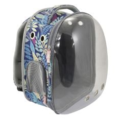 NAYECO mochila Space flores azul 33x26x43 cm