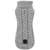 NAYECO perro jersey punto trenza gris 25 cm