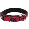 NAYECO perro collar X-trm neon flash rojo y negro 35-45 cm