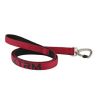 NAYECO perro correa X-trm neon flash rojo y negro 25 mm x 12