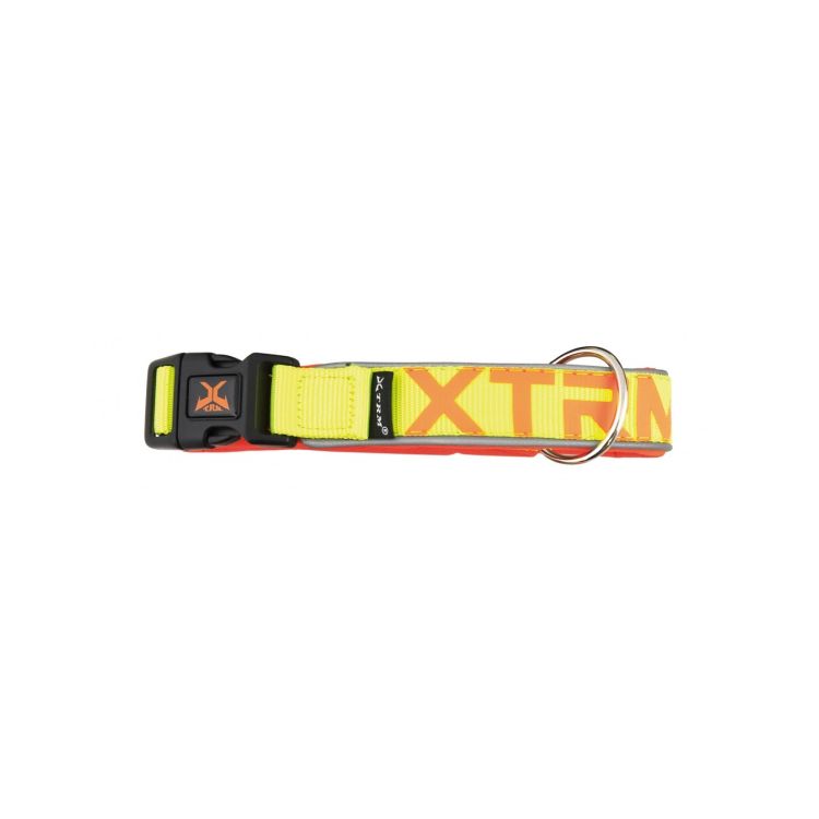 NAYECO perro arnes X-trm cronos neon flash rojo y negro