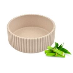 NAYECO perro comedero bambu Cupcake beige