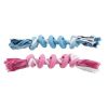 NAYECO perro juguete aros en cuerda bicolor 25 cm