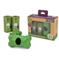 NAYECO portabolsas reciclado+2 rollos 15 ud