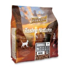 PRINCESS gato adulto Taste of nature hairball 2 kg