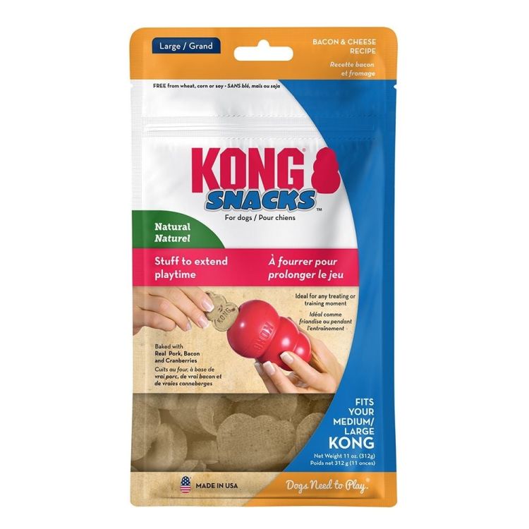 KONG perro galletas bacon y queso grandes 300 gr