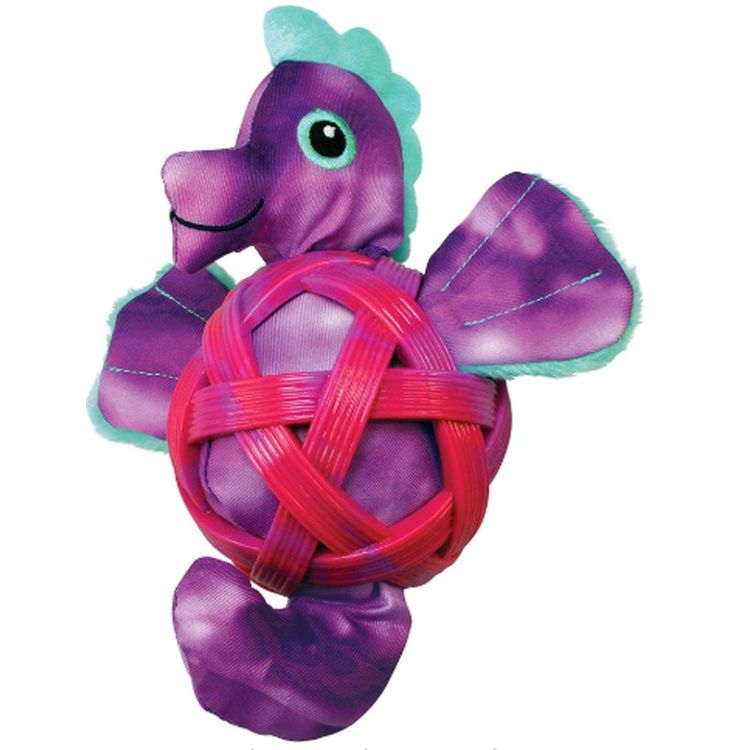 KONG perro juguete Sea shells caballito de mar S-M