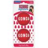 KONG perro juguete Signature ball L pack 2 ud