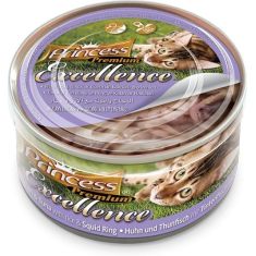 PRINCESS gato adulto Excelence pollo atun calamar lata 70 gr