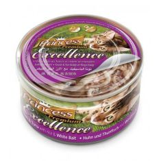 PRINCESS gato adulto Excelelence pollo atun alevines lata 70 gr