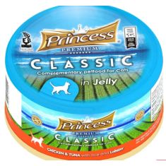 PRINCESS gato adulto pollo atun y langosta lata 170 gr