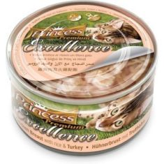 PRINCESS gato adulto Excelence pechuga pollo pavo lata 70 gr