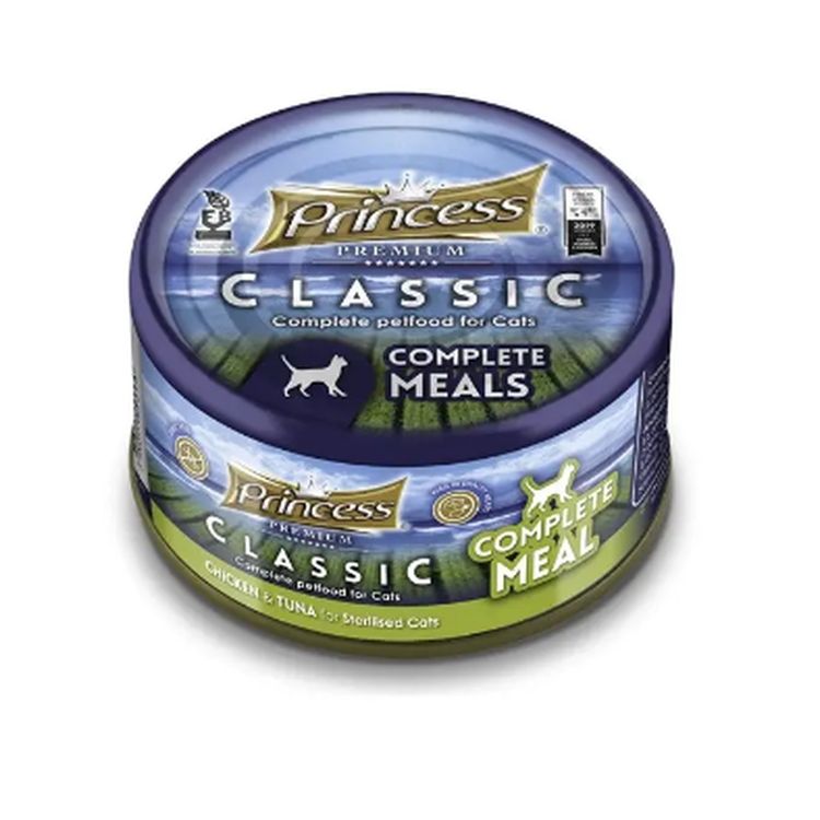 PRINCESS gato adulto Complete meal sterilized lata 170 gr