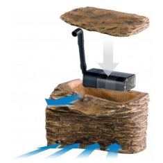 EXO TERRA filtro roca tortuga mediano