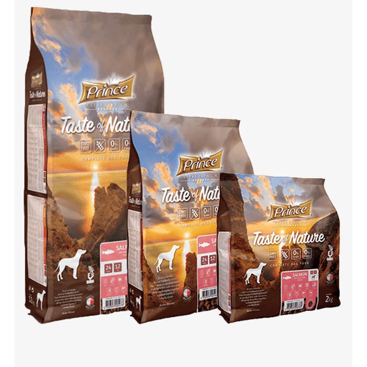 PRINCE perro adulto Taste of nature salmon