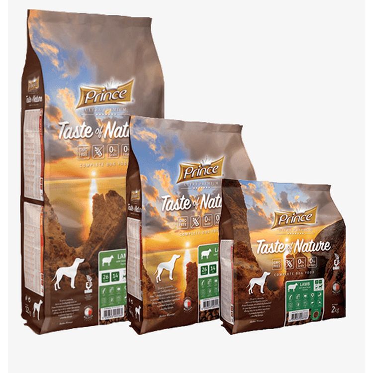 PRINCE perro adulto Taste of nature cordero