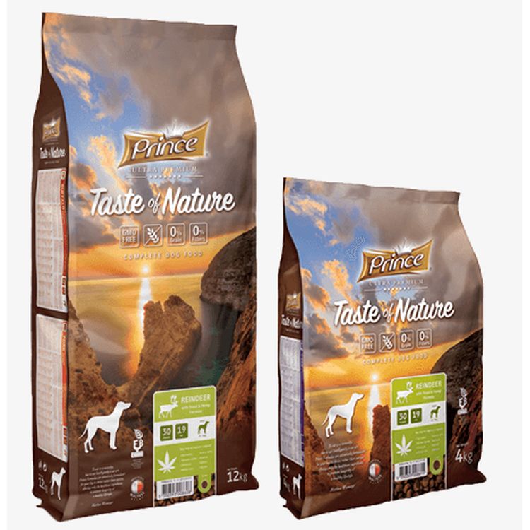PRINCE perro adulto Taste of nature ciervo