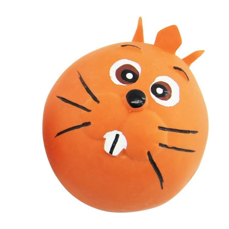 PAWISE perro juguete pelota latex conejo