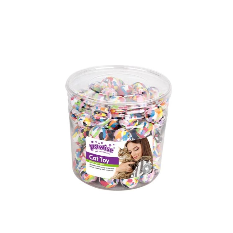 PAWISE gato juguete pelotas pl stico