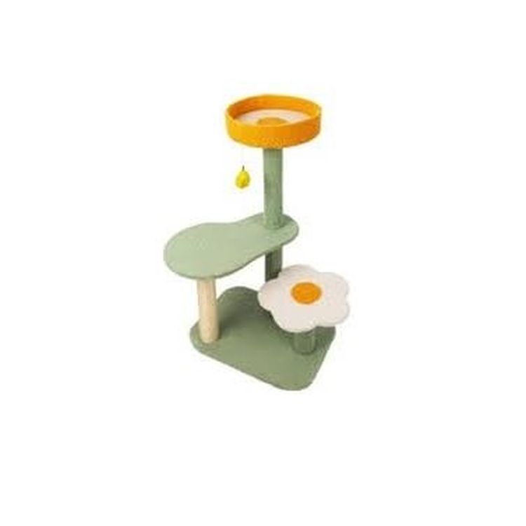 PAWISE rascador Torre de flores 49x37x92 cm