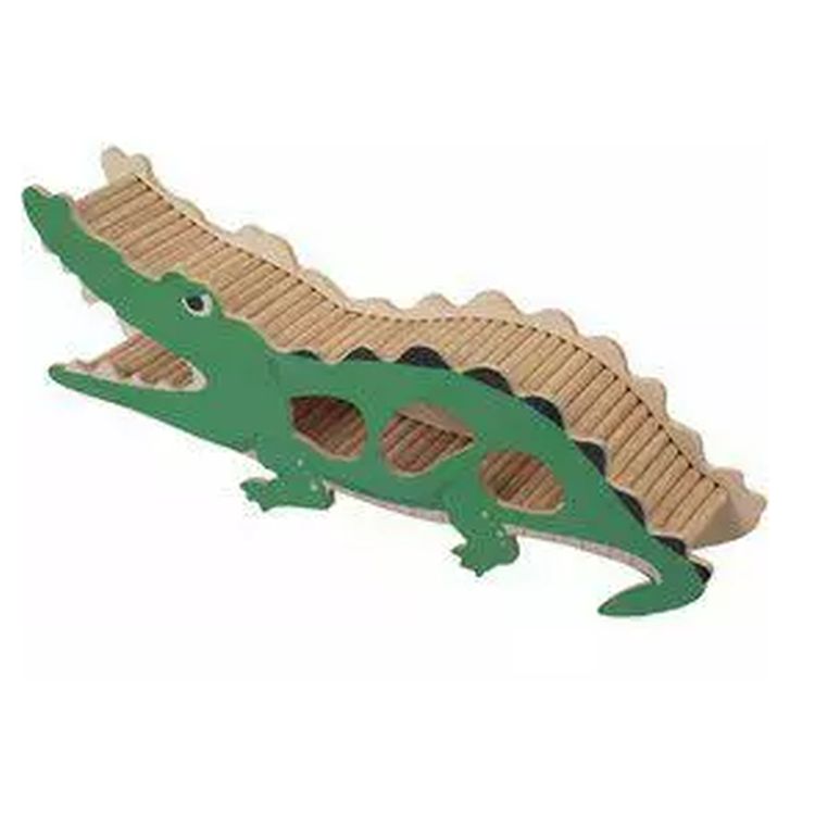 PAWISE roedor casita madera Cocodrilo