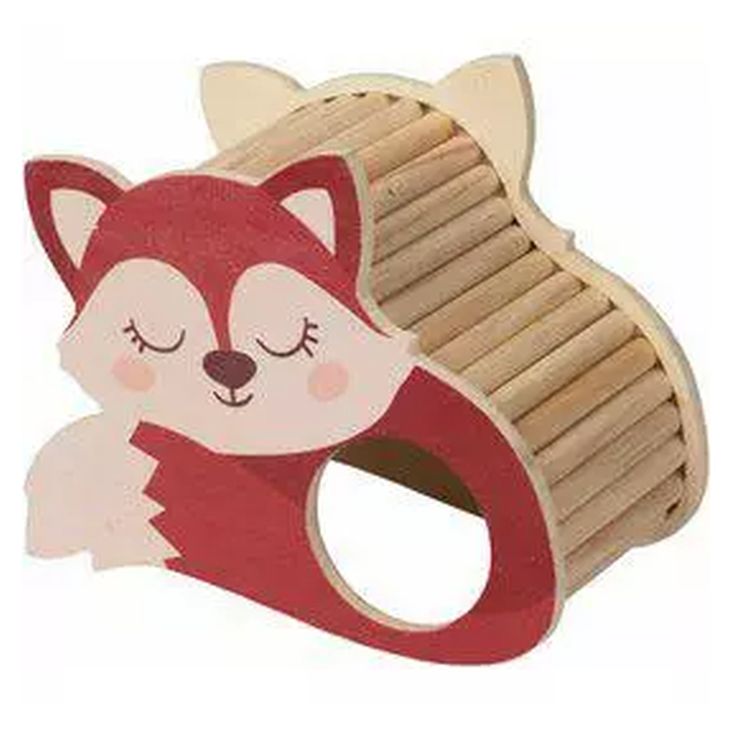 PAWISE roedor casita madera Zorro