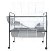 ICA roedor jaula Rabit gris 91x54x88 cm