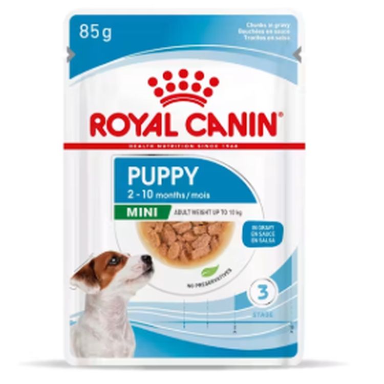 ROYAL CANIN perro puppy mini pouch 85 gr