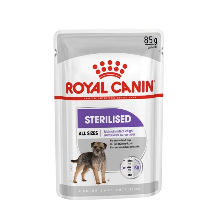 ROYAL CANIN perro adulto sterilised pouch 85 gr